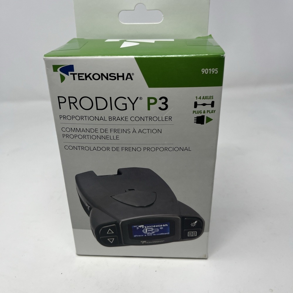 Tekonsha 90195 Prodigy P3 Electronic Brake Control 1-4 Axle Trailer NEW